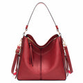 Hobo / crescent shoulder bag Red